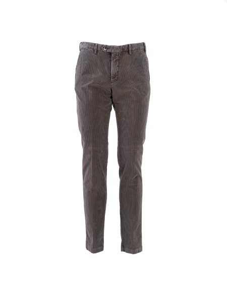 Shop GERMANO  Pantalone: Germano pantalone in velluto a coste.
Tasca america.
Chiusura con bottone e zip.
Tasche posteriori a filo con bottone.
Composizione: 98% Cotone 2% Elastan.
Fabbricato in Italia.. 24S 79S9-0607